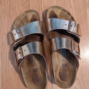 rose gold Birkenstocks size 37